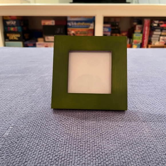 1993 Terragrafics Green and Purple Wooden Picture Frame - Picture 6 of 6
